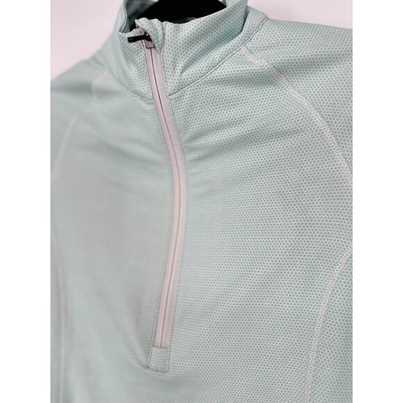 Peter Millar Pullover Women Small Green 1/4 Zip Wicking UPF 50 Golf IDI Gazeley - Picture 2 of 8